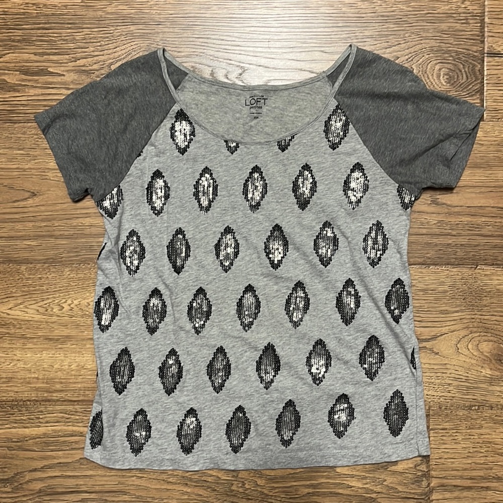 LOFT Sequin T-shirt